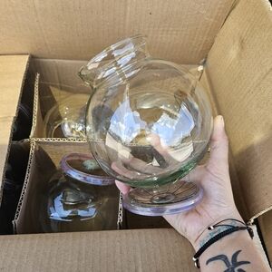 Glass water globe
